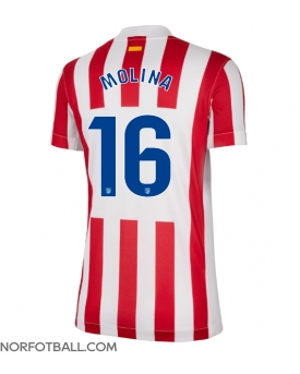 Billige Fotballdrakt Atletico Madrid Nahuel Molina #16 Replika Hjemmedrakt Dame 2025-26 Kortermet